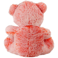 Mirada 32cm Sitting Bear Soft Toy - Dual Orange