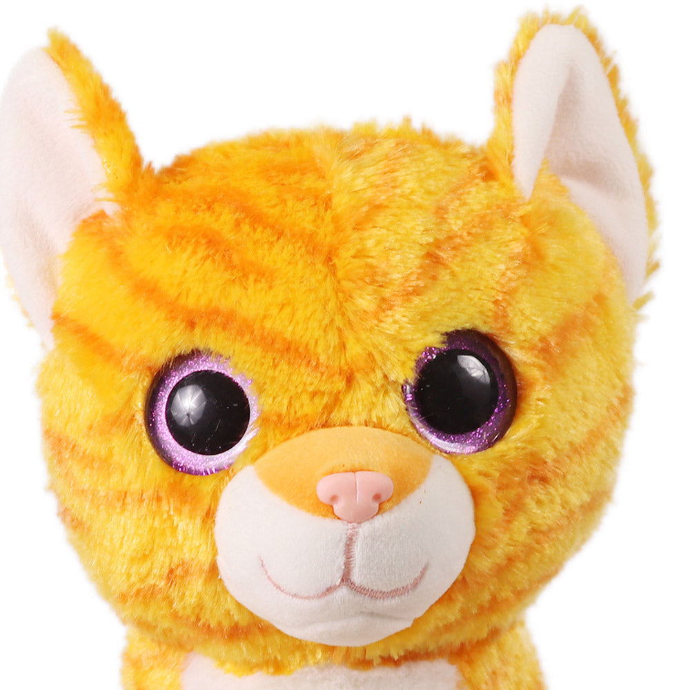 Mirada- 25cm Cat Glitter Eye - Printed Yellow