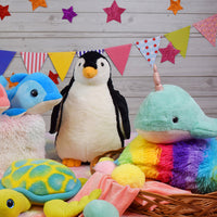 Mirada Black Standing Big Penguin Soft/Plush Toy - 42Cm