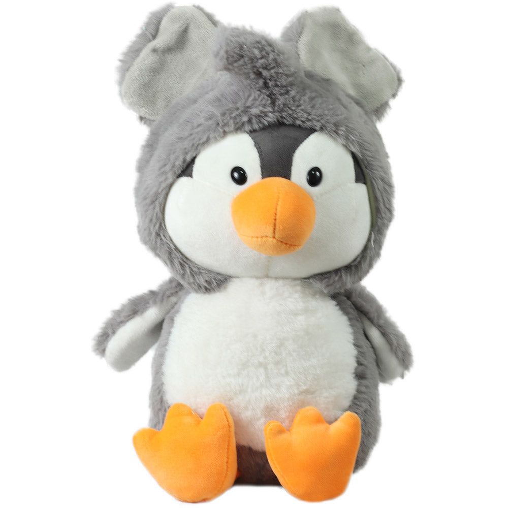 Mirada Super Soft Hoodie Penguin Soft / Plush Toy-Grey -25CM