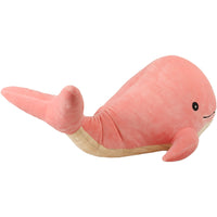 Mirada Big Floppy Plush Stuffed Whale Soft Toy -Pink(47cm)