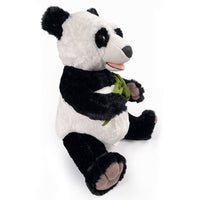 Mirada 32cm Sitting Panda - Black