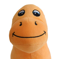 Mirada Super Soft Plush Stuffed Orange Dinosaur Soft Toy -30 cm