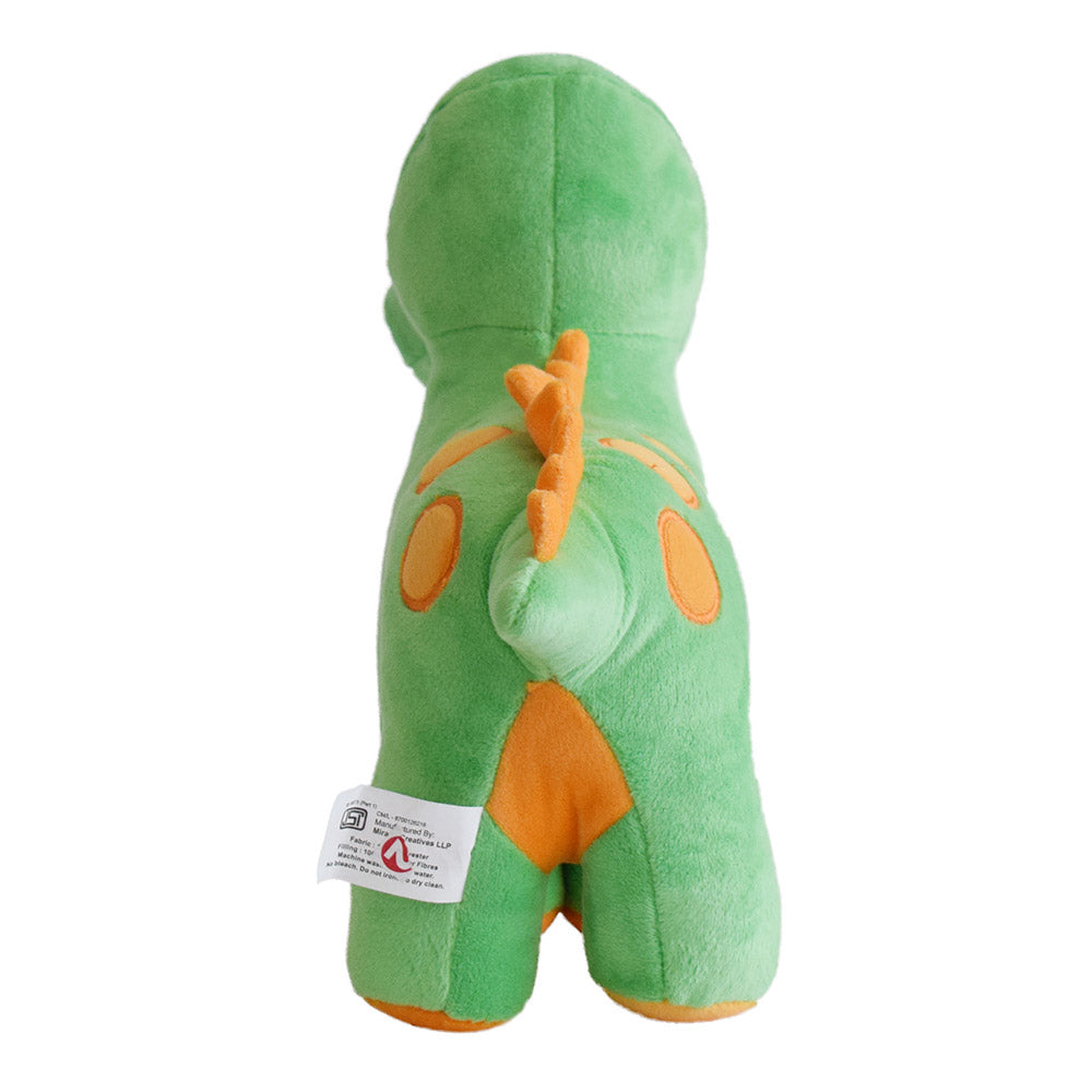 Mirada Super Soft Plush Stuffed Green Dinosaur Soft Toy -30 cm