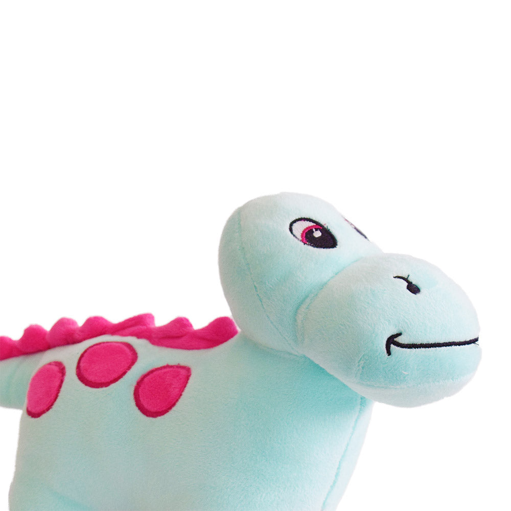 Mirada Super Soft Plush Stuffed Aqua Dinosaur Soft Toy -30 cm