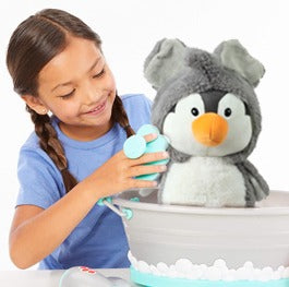 Mirada Super Soft Hoodie Penguin Soft / Plush Toy-Grey -25CM